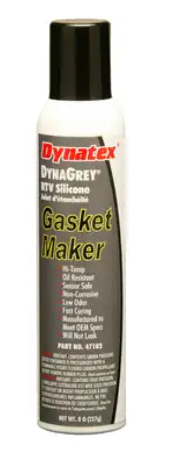 Dynatex RTV Silicone, Gray, 8 oz. Spray Bottle
