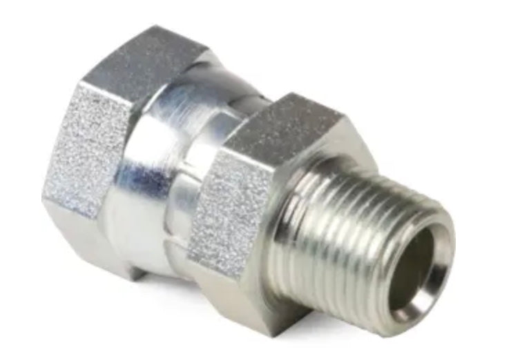 Adaptador de tubo giratorio hembra de 3/8" x 3/8" a tubo macho