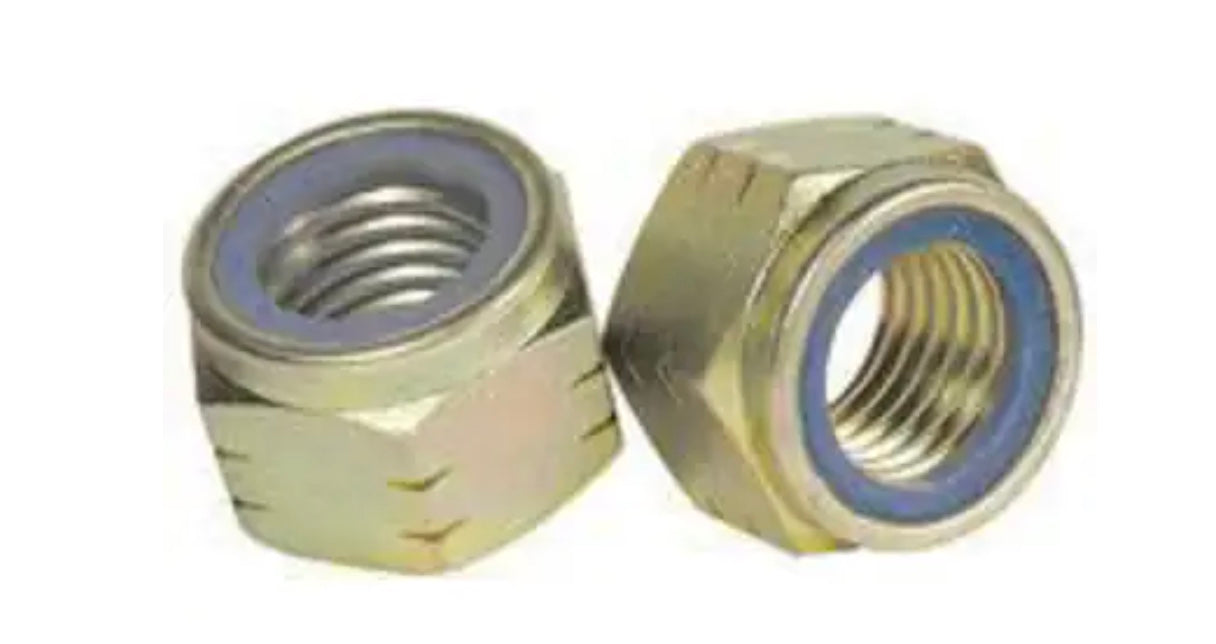 Tuerca de seguridad con inserto de nailon, 3/8"-16