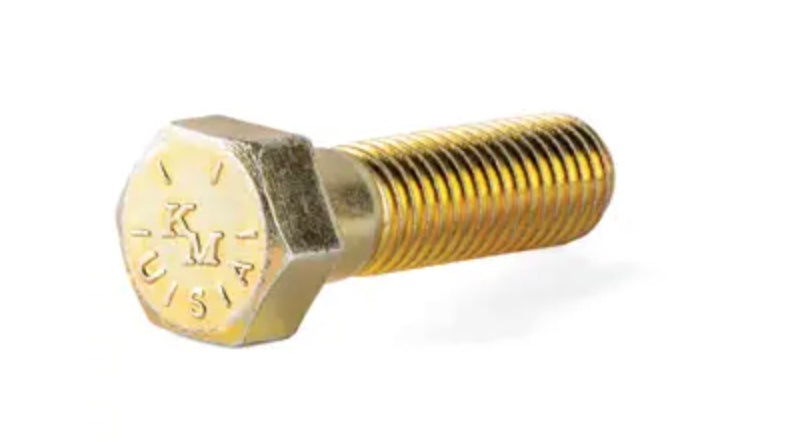 Tornillo de cabeza alta KM-USA de grado 8 de 1/4"-20 x 2-3/4"