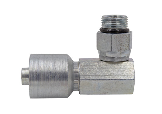 BW 3/8 HOSE X 1/2 MALE SWIVEL ORB 90DEG
