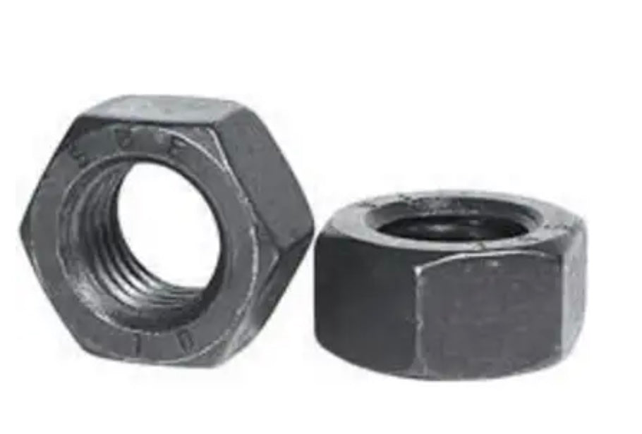Hex Nut, M24-3.00, Plain, Class 10, Steel, Right Hand