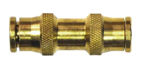DOT Approved Air Brake Fitting Union, Push-To-Connect Fitting, Brass, 3/4 in. Tube OD
