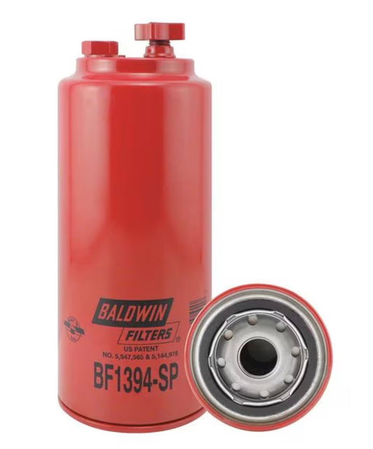 Fuel/Water Separator Spin-on with Drain- BF1394-SP