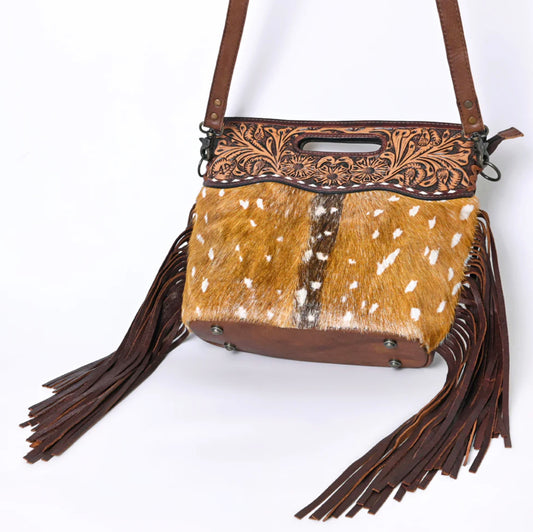 Crossbody Genuine Western Leather Women Bag Jane Deer