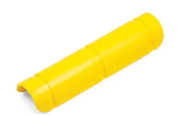 Protector de manguera amarillo de 8"