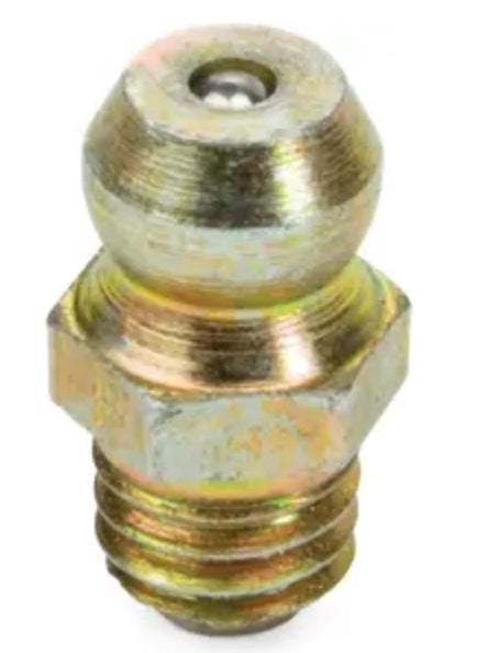 M6 x 1.0 Straight Carbon Steel Grease Fitting