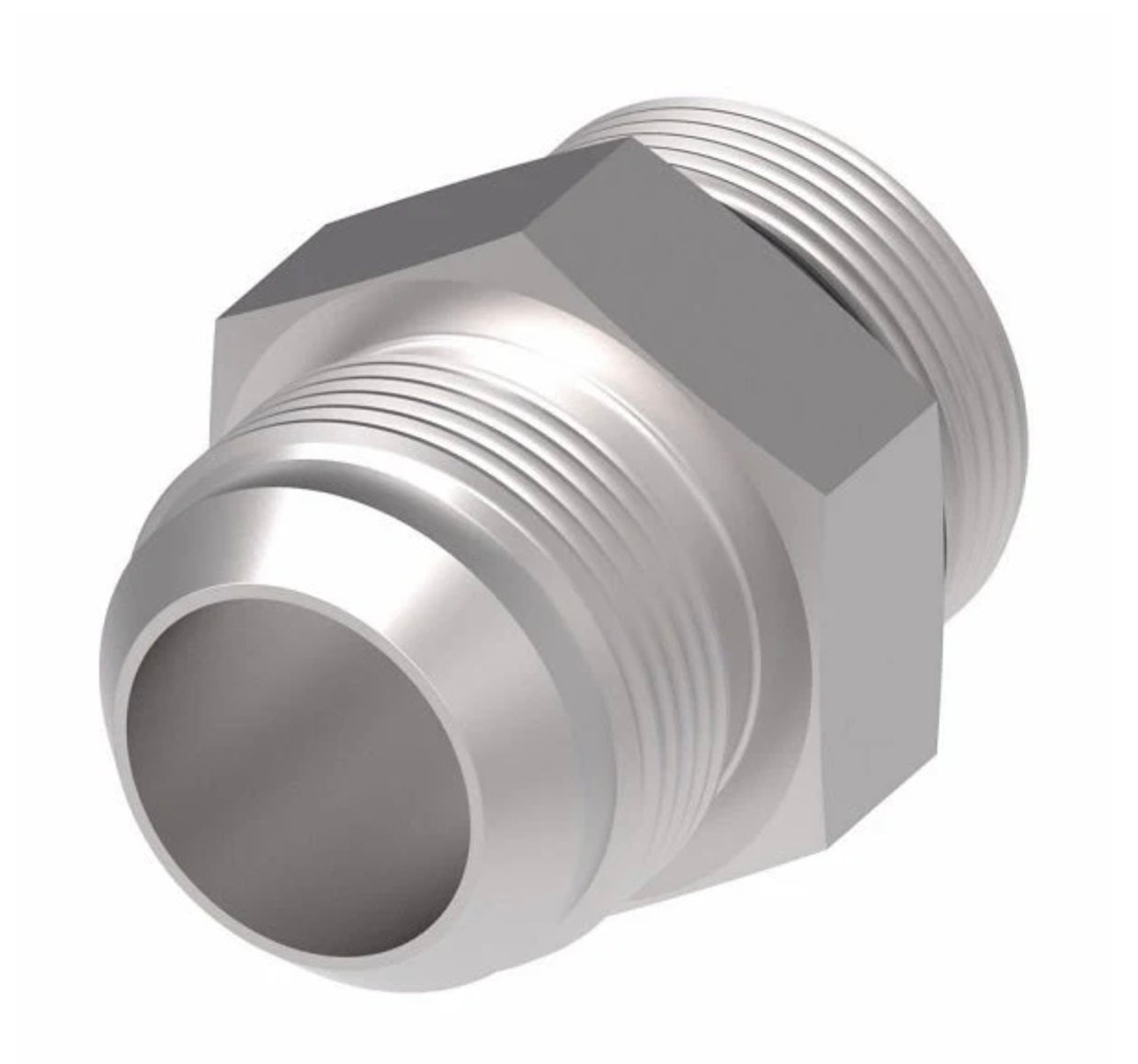 1/4 MSAE BOSS ANILLO TÓRICO X 1/4 MJIC ADAPTADOR DE ACERO