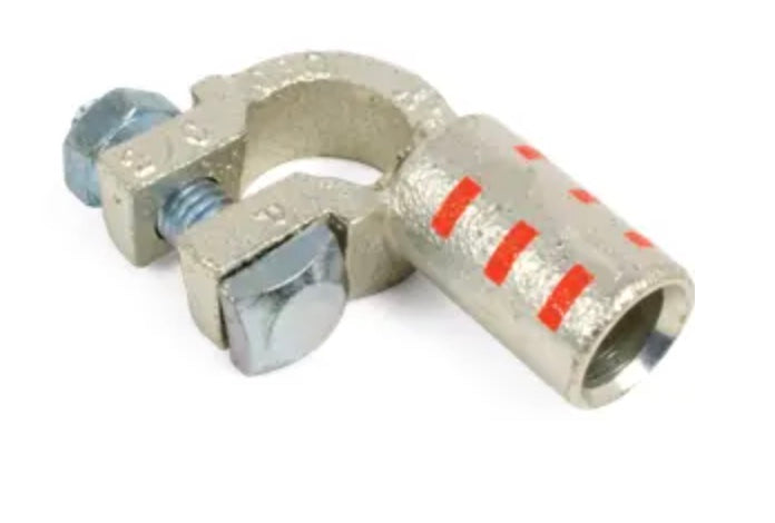 2/0 AWG Heavy Duty Left Elbow Negative Battery Terminal