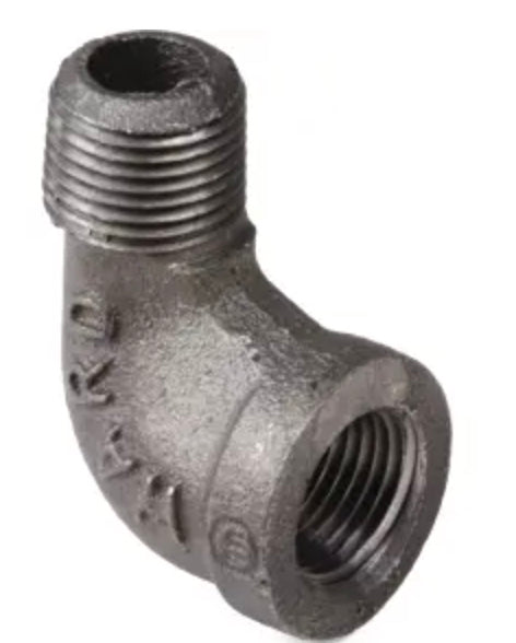 1-1/2" Class 150 Black Pipe Tee