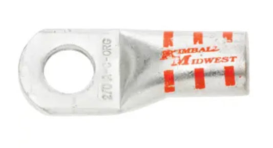 Conector Magna-Lug de barril recto de 2/0 AWG x 1/2"