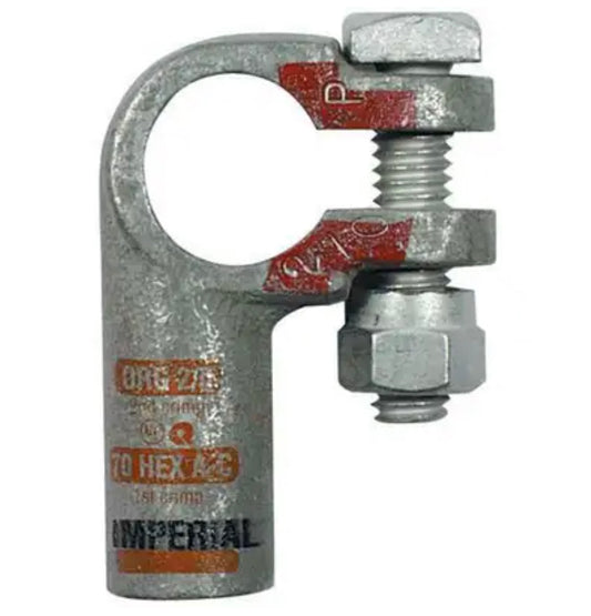 Terminal de batería de 2/0 AWG - Codo derecho
