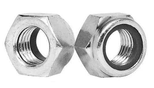 Tuerca de seguridad con inserto de nailon, M18-2,50