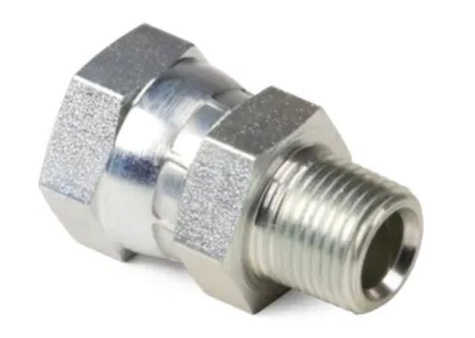 Adaptador de tubo giratorio hembra de 3/8" x 1/4" a tubo macho
