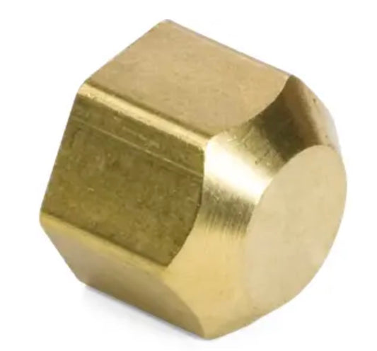 Tapa de latón abocinada SAE de 1/4" y 45°