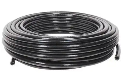 Tubo de freno de aire de nailon aprobado por DOT, 1/4 pulg. de diámetro exterior, negro