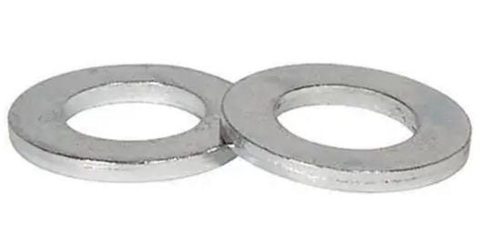 Arandela plana, M12 x 24 mm de diámetro exterior, acero, galvanizado