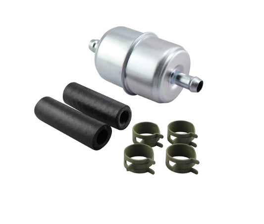 In-Line Fuel Filter with Clamps and Hoses - BF836-K3