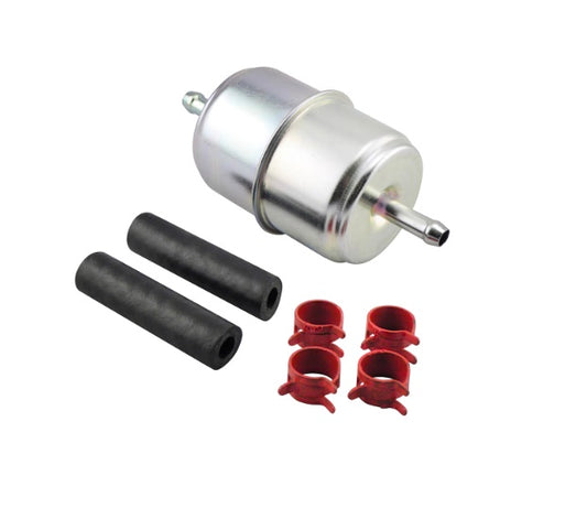 In-Line Fuel Filter with Clamps and Hoses - BF833-K2