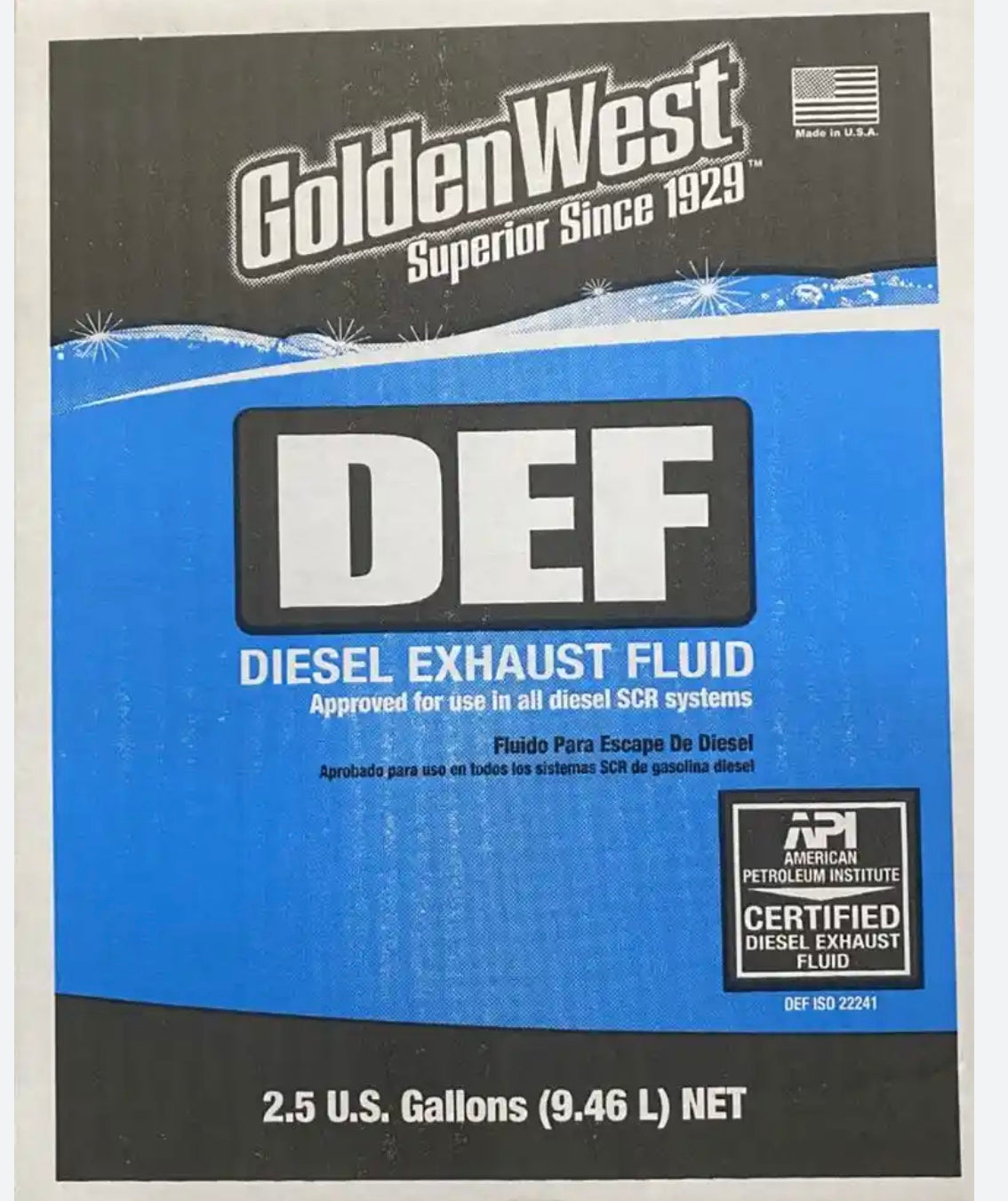 LÍQUIDO DE ESCAPE DIÉSEL 2.5 GAL
