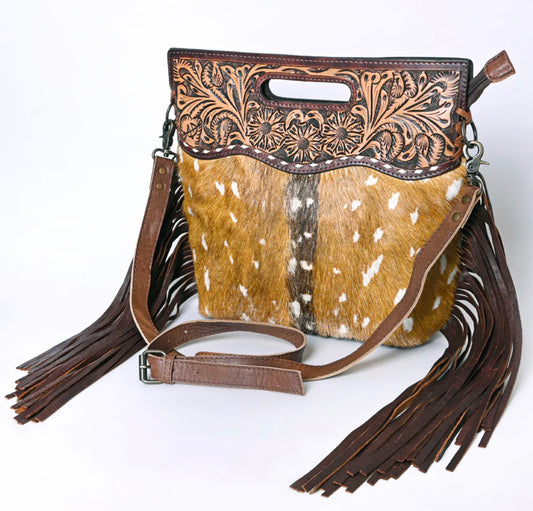 Crossbody Genuine Western Leather Women Bag Jane Deer
