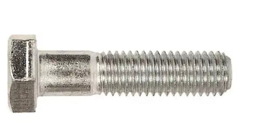 Tornillo de cabeza hexagonal, clase 10.9, M10-1,50 x 40 mm, zinc transparente, acero al carbono