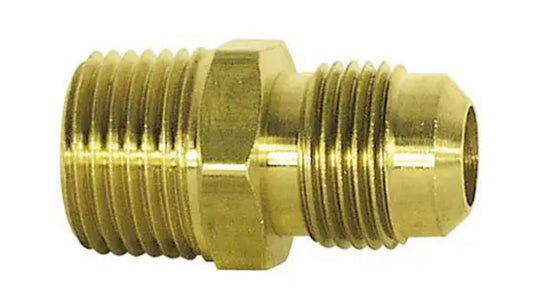 Conector macho abocinado de 45° a tubo NPTF macho de 3/8 pulg. x 1/4 pulg.