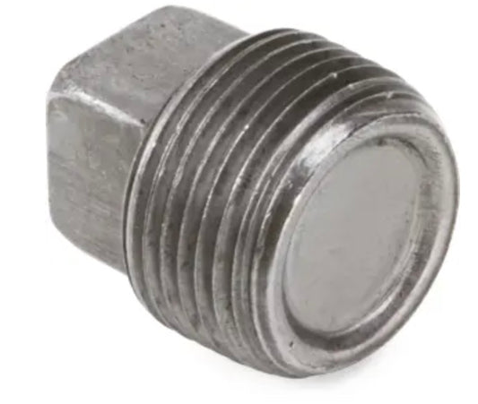 1/2" Square Head Class 150 Black Pipe Plug