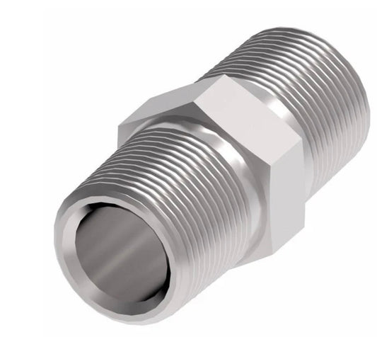 ADAPTADOR DE ACERO RECTO DE 1-1/2 MNPT X 1-1/2 MNPT