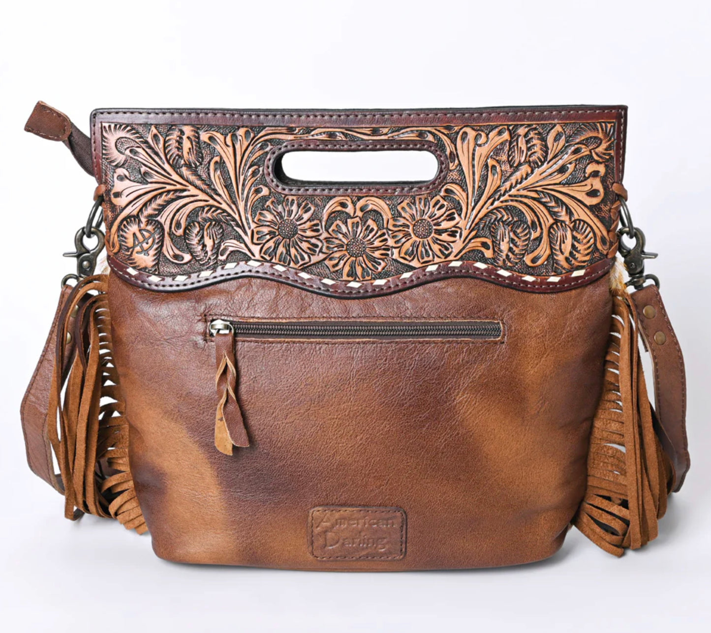 Crossbody Genuine Western Leather Women Bag Jane Deer