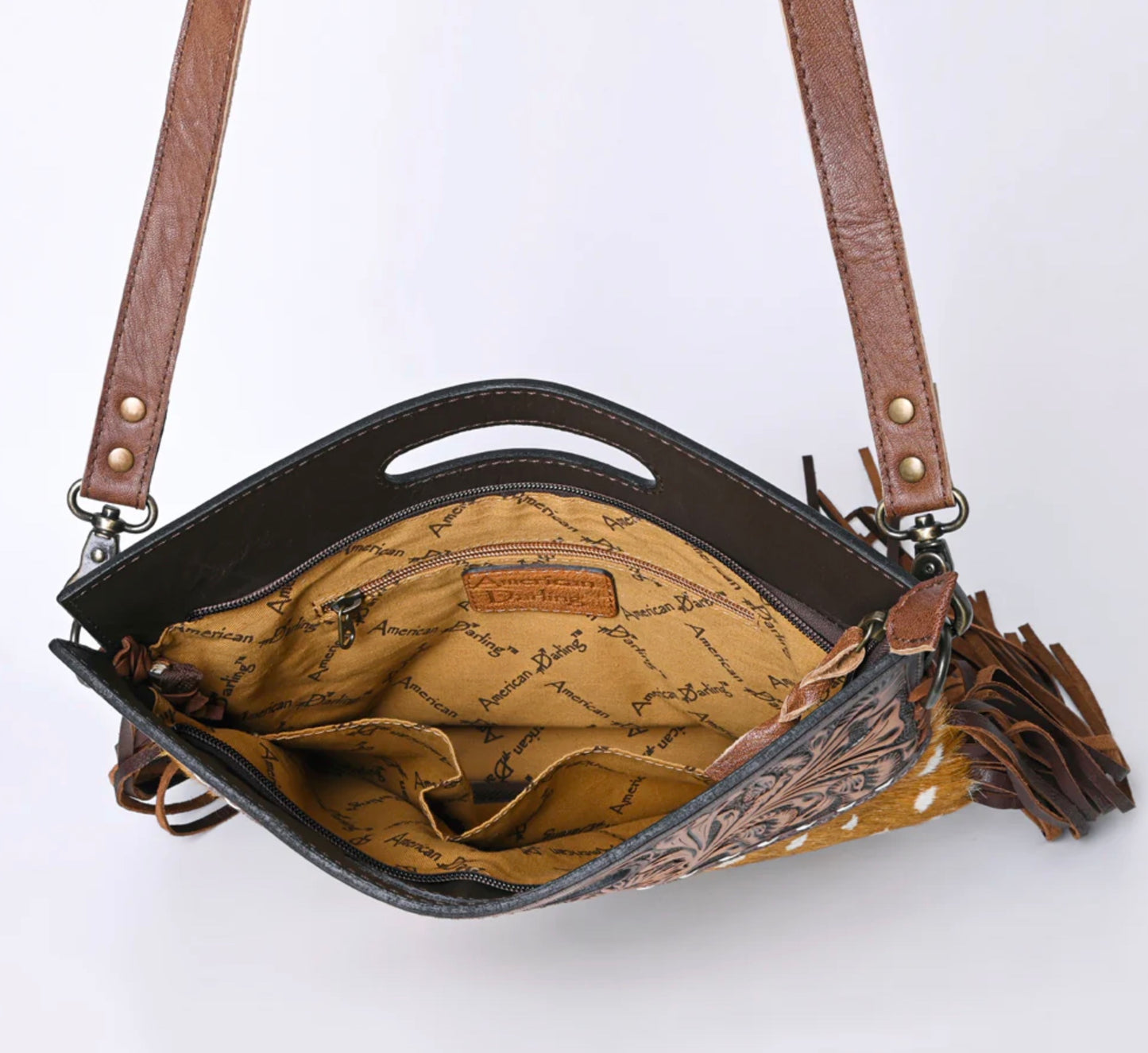 Crossbody Genuine Western Leather Women Bag Jane Deer