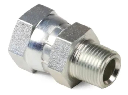 Adaptador de tubo giratorio hembra a macho de 1/4" x 1/4" - 9205X4X4
