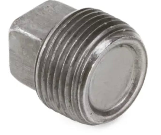 1" Square Head Class 150 Black Pipe Plug