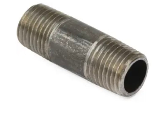 1" x Close Class 150 Black Pipe Nipple