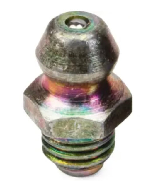 Accesorio de engrase recto de acero al carbono (SAE) de 1/4"-28