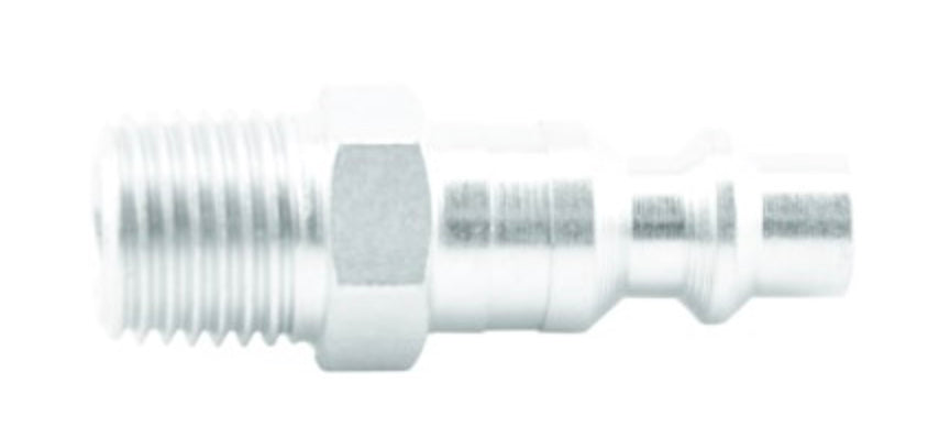 Conector macho NPT industrial de 1/4" y boquilla de 1/4"